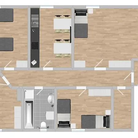 Apartamento Swf112 - Gemütliche Monteurwohnung übergangswohnung